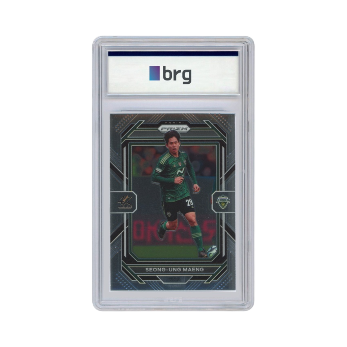 파니니 프리즘 K 리그 K 리그 1 #108 전북 현대 모터스 맹성웅 베이스 축구 카드 2023(Panini Prizm K League K League 1 #108 Jeonbuk Hyundai Motors Maeng Seong Ung Base Soccer Card 2023)