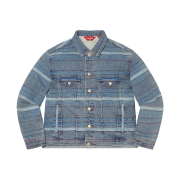 Supreme Layered Denim Trucker Jacket Washed Blue - 22FW