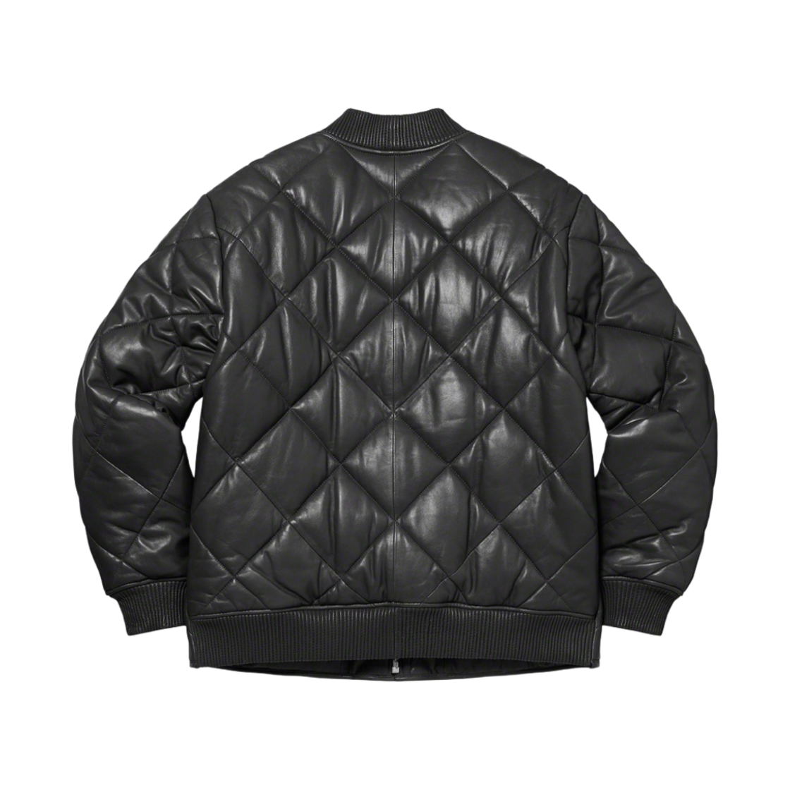 슈프림 퀼티드 레더 워크 자켓 블랙 - 22FW(Supreme Quilted Leather Work Jacket Black - 22FW) - 3