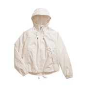 (W) The North Face Antora Rain Hoodie White Dune