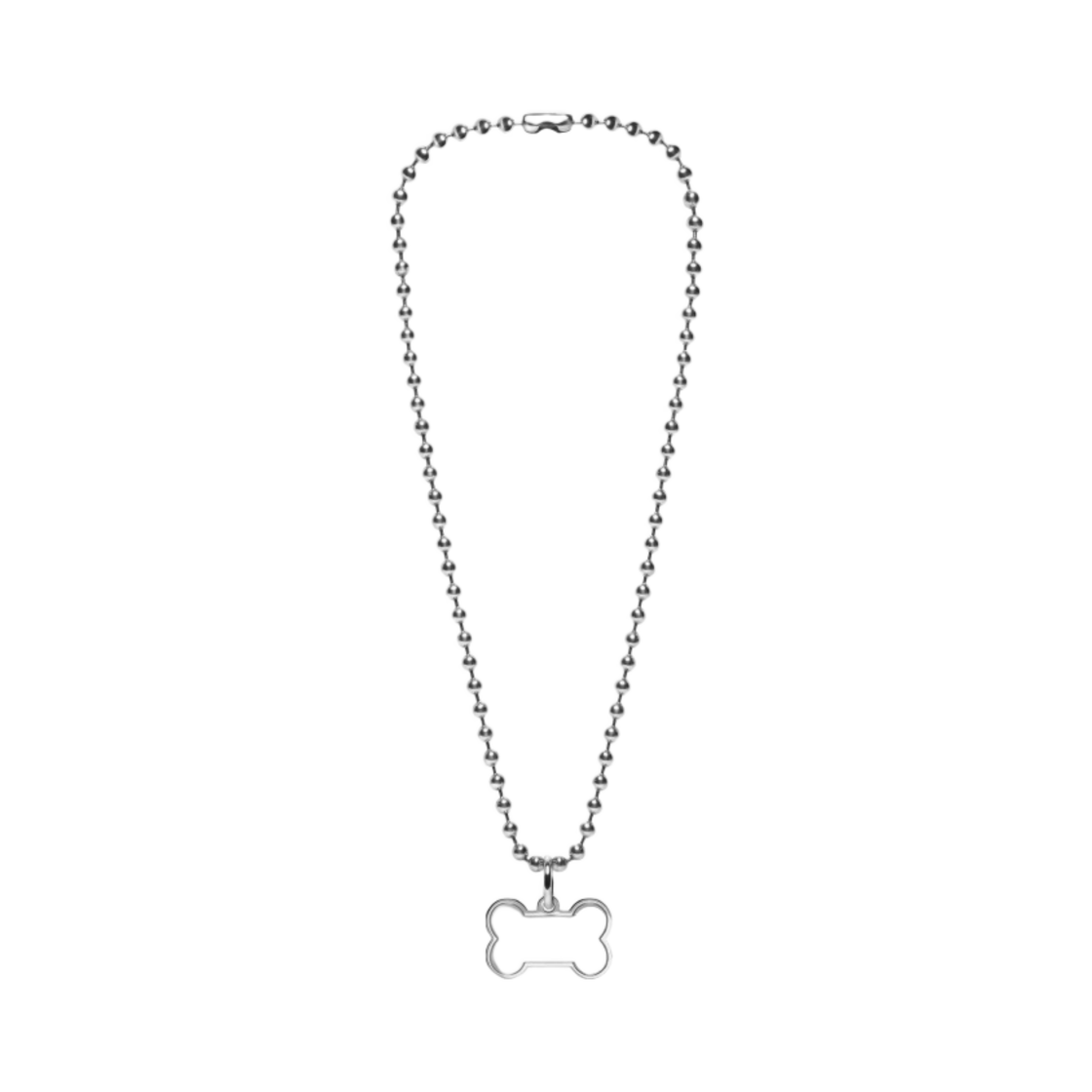 발렌시아가 도그 네클리스 실버(Balenciaga Dog Necklace Silver) - 1