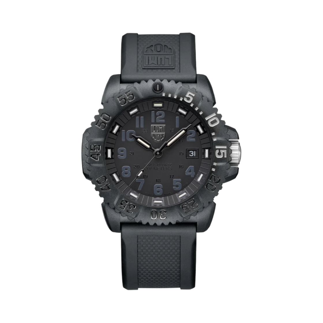 XS-3051-GO-NSF Luminox Navy Seal Military Dive 44mm Genuine Rubber Grey Out
