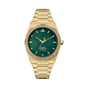 (W) Vivienne Westwood Charterhouse 34mm Green Gold