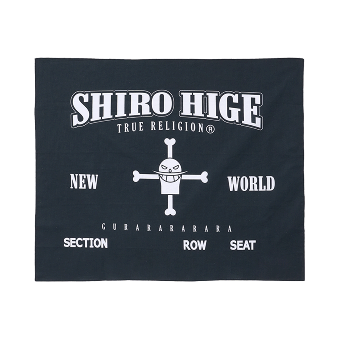 트루릴리젼 x 원피스 뉴 게이트 반다나 블랙(True Religion x One Piece New Gate Bandana Black)