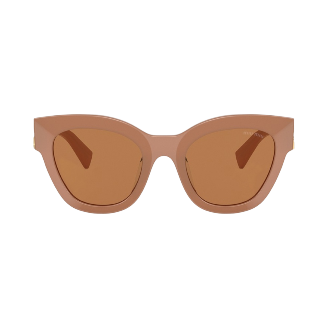 (W) 미우 미우 글림스 선글라스 카멜 베이지 렌즈 카멜 아세테이트((W) Miu Miu Glimpse Sunglasses Camel Beige Lenses Camel Acetate) - 1