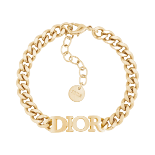 (W) Dior Dio(r)evolution Bracelet Gold Finish Metal