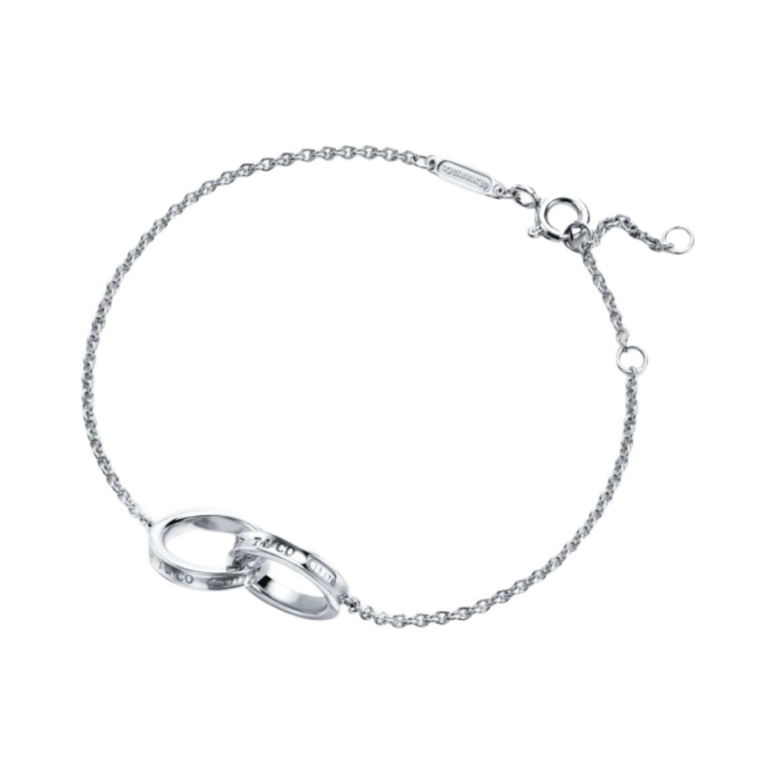 티파니 앤 코 티파니 1837 인터로킹 서클 체인 브레이슬릿 실버(Tiffany & Co. Tiffany 1837 Interlocking Circle Chain Bracelet Silver)