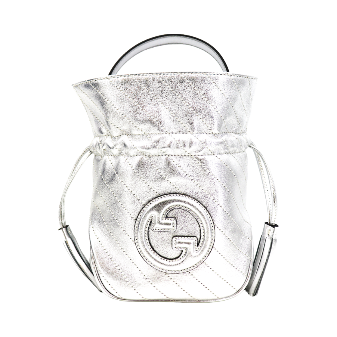 구찌 블론디 미니 버킷백 메탈릭 760313
