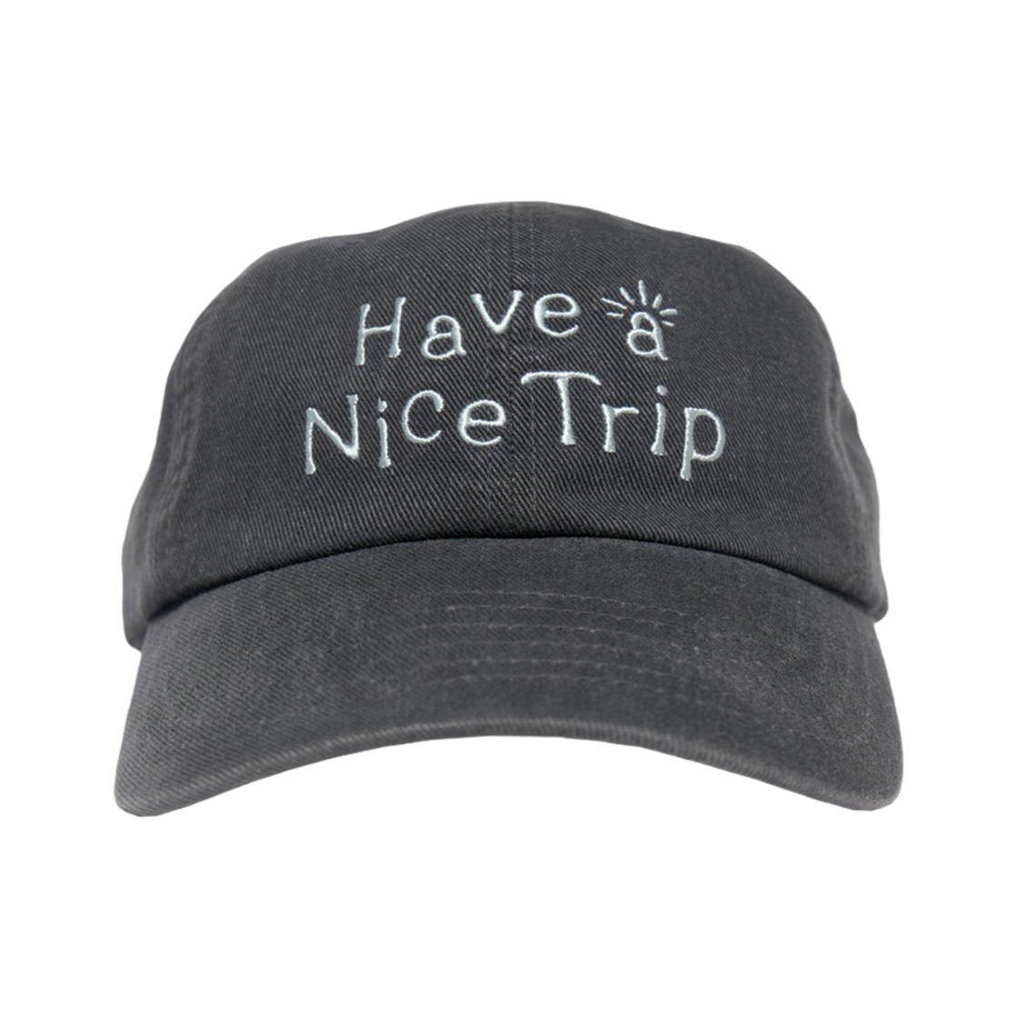헬로선라이즈 해브 어 나이스 트립 볼캡 차콜(Hello Sunrise Have a Nice Trip Ball Cap Charcoal)