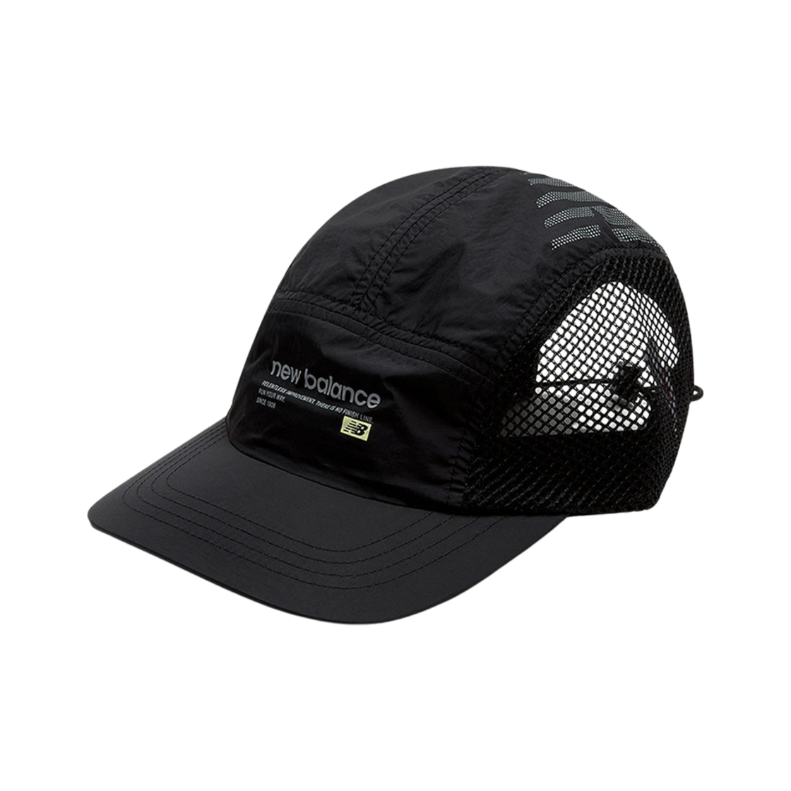뉴발란스 컬러 포인트 퍼포먼스 메쉬캡 블랙(New Balance Color Point Performance Mesh Cap Black)
