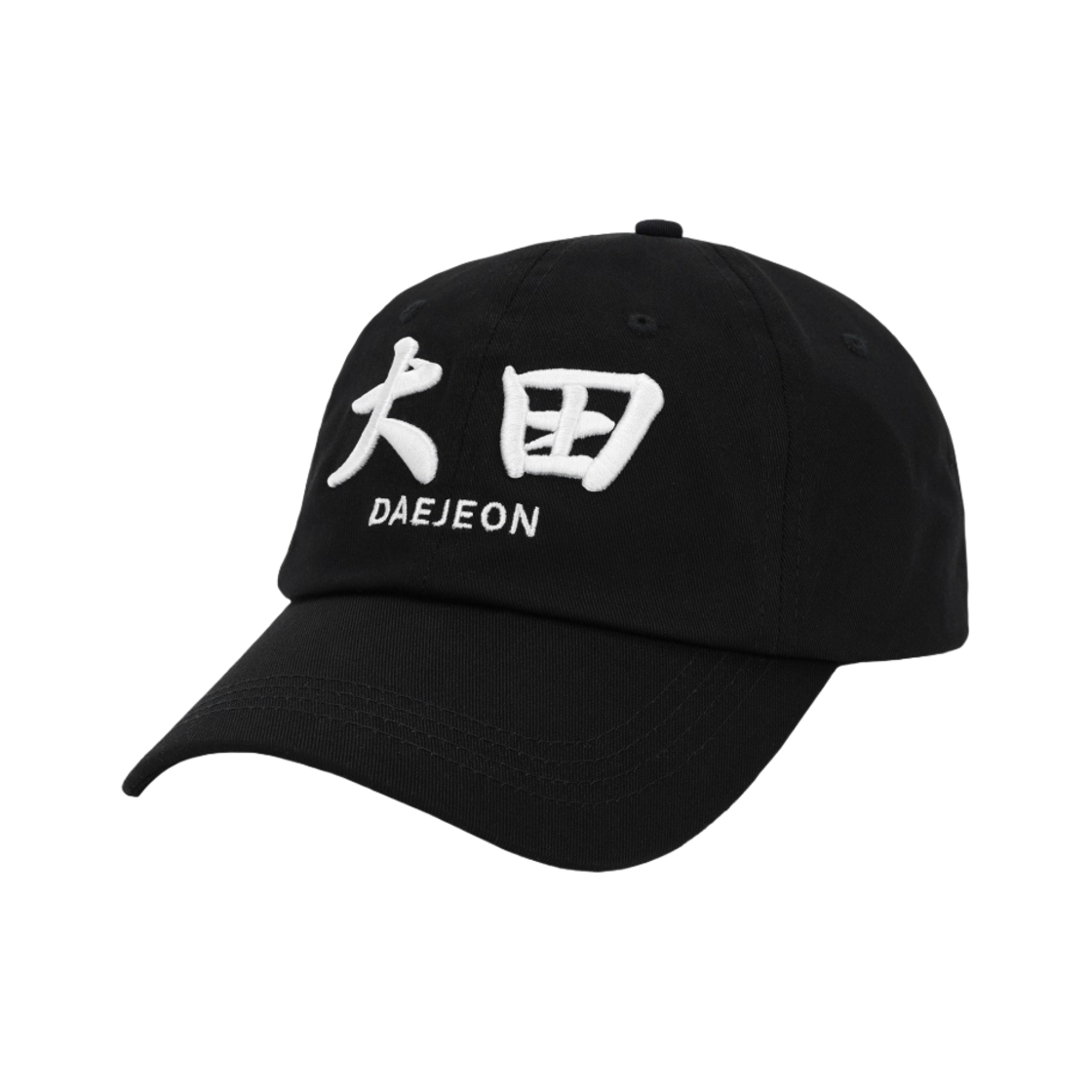 다크룸 스튜디오 x 올 아이즈 다운 대전 화이트 로고 캡(Darkr8m Studio x All Eyes Down Daejeon White Logo Cap)