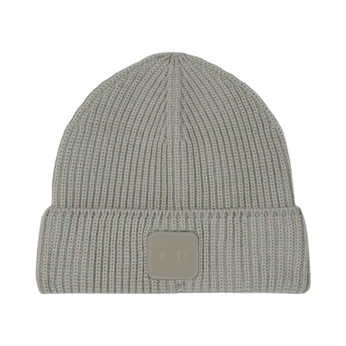 C.P. 컴퍼니 메트로폴리스 시리즈 메리노 울 로고 비니 펠리칸 화이트 - 22FW(C.P. Company Metropolis Series Merino Wool Logo Beanie Pellican White - 22FW) - 1