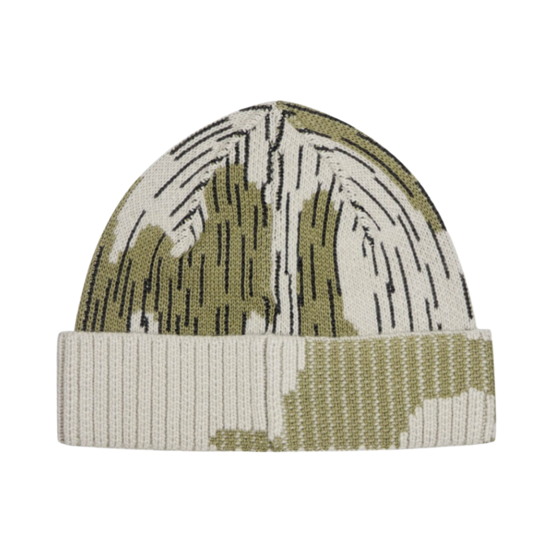 스톤 아일랜드 N23B3 레인 카모 믹스드 얀 비니 에크루 - 21FW(Stone Island N23B3 Rain Camo Mixed Yarn Beanie Ecru - 21FW) - 2