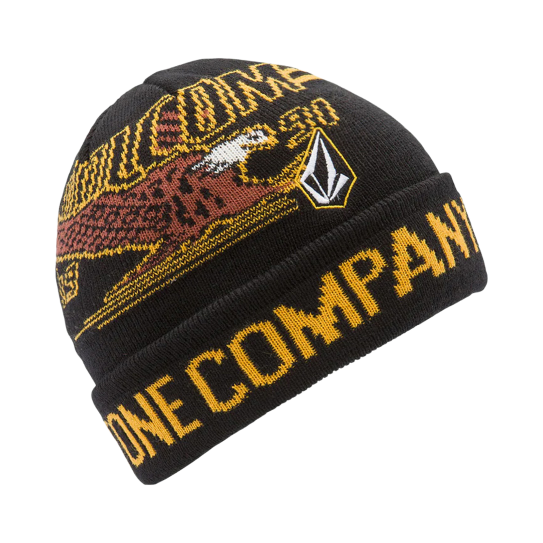 볼컴 다이브 스톤 비니 블랙(Volcom Dive Stone Beanie Black)