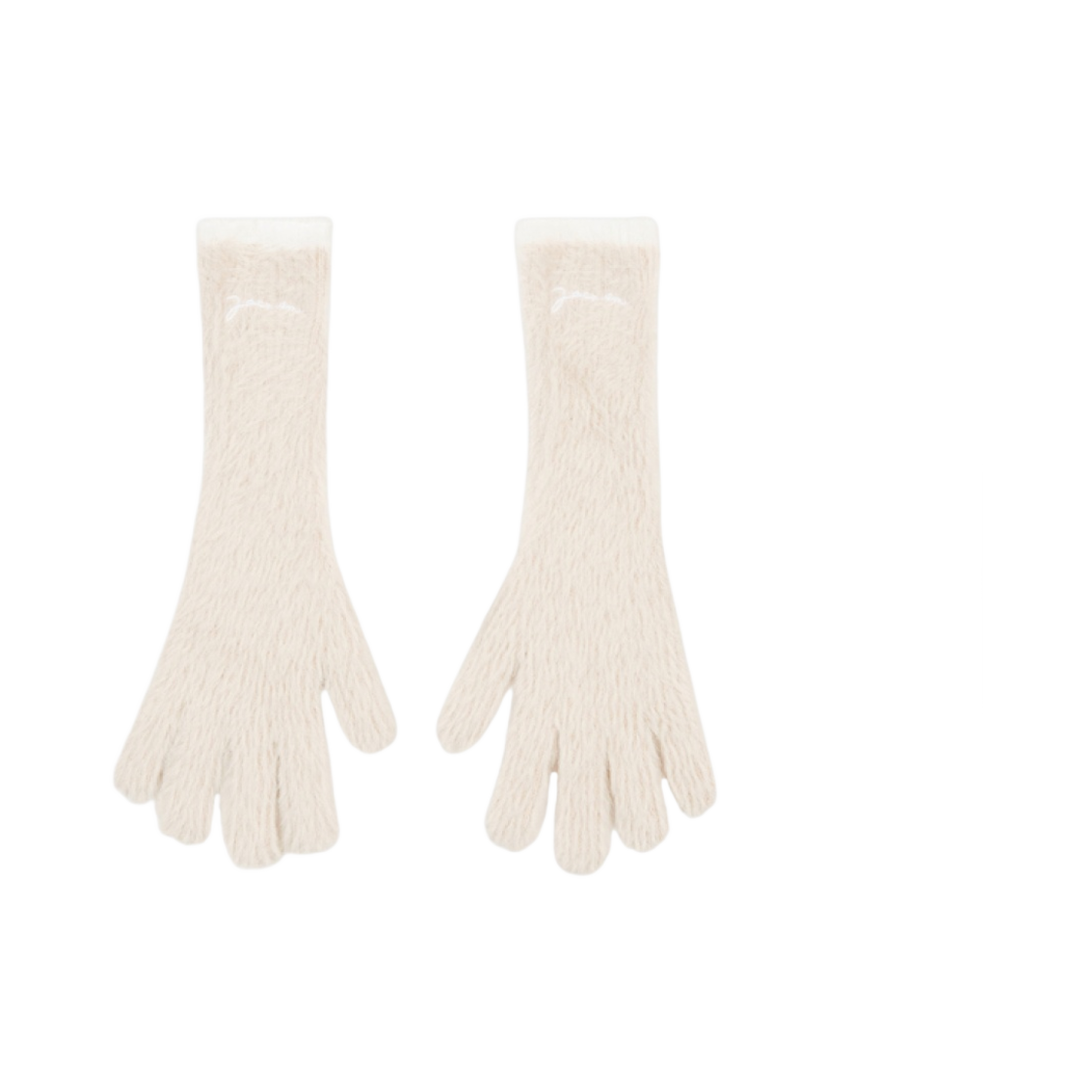 자크뮈스 레 강 네브 플러피 글러브 오프 화이트(Jacquemus Les Gants Neve Fluffy Gloves Off White) - 1