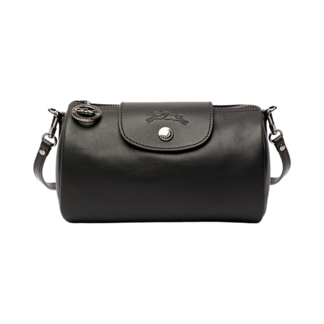 10255987001 Longchamp Le Pliage Xtra XS Leather Crossbody Bag Black