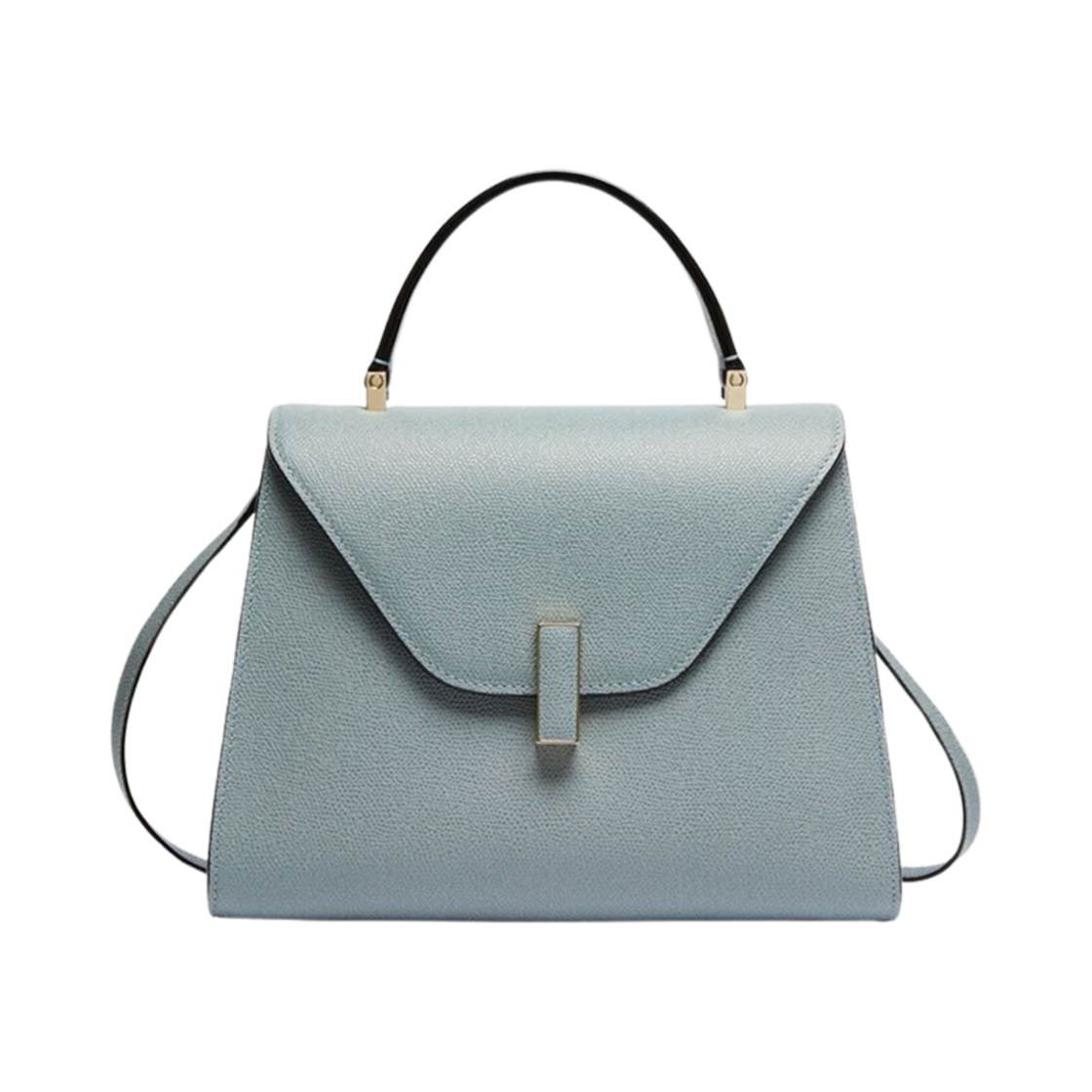 WBES0056028LOC99BP Valextra Iside Top Handle Medium Bag Smokey Blue
