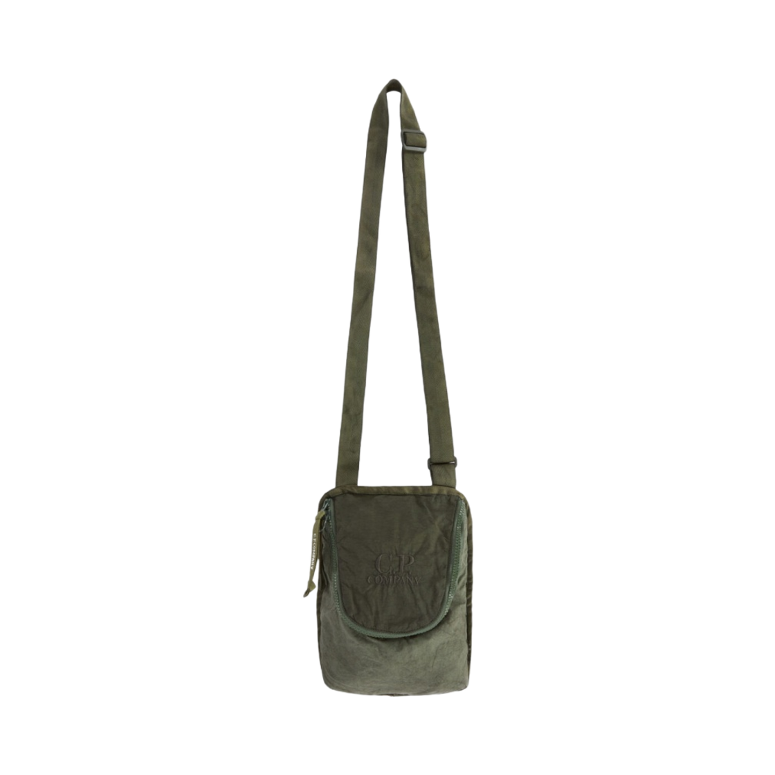 C.P. 컴퍼니 바틱 라이트 믹스드 크로스바디 백 브론즈 그린 - 23SS(C.P. Company Ba-Tic Light Mixed Crossbody Bag Bronze Green - 23SS) - 1