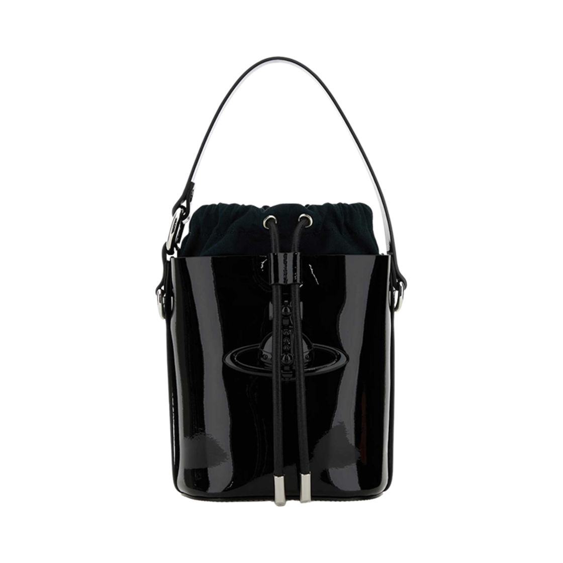 4C030007W-L008I-N404 Vivienne Westwood Daisy Bucket Bag Black