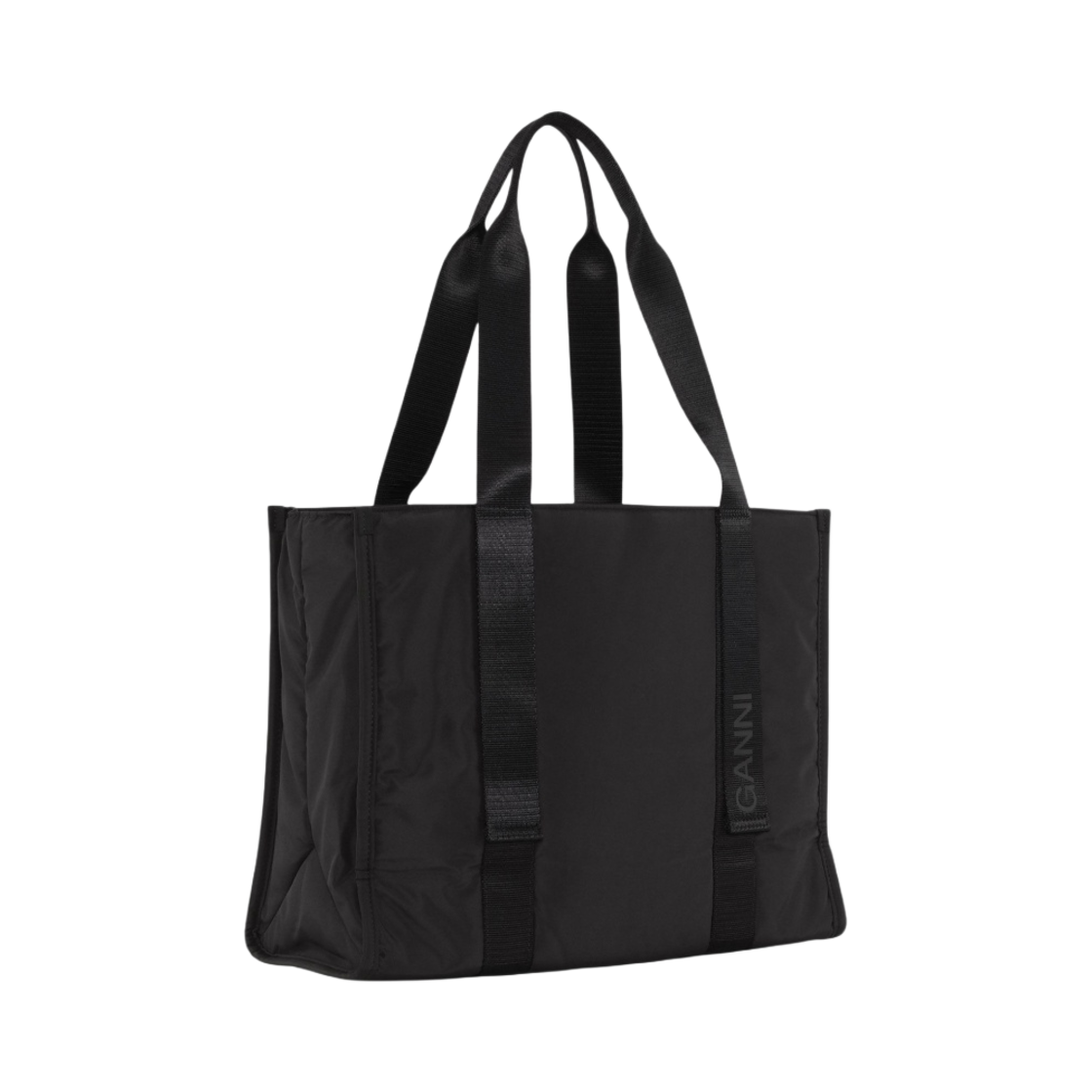 가니 미디움 테크 토트백 블랙(Ganni Medium Tech Tote Bag Black) - 2