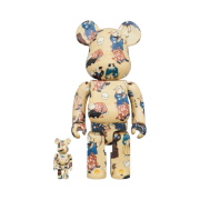 Bearbrick Utagawa Kuniyoshi Popular Cat Music Ball 100% & 400% Set