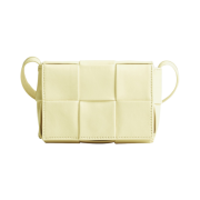Bottega Veneta Mini Leather Cassette Zest Washed