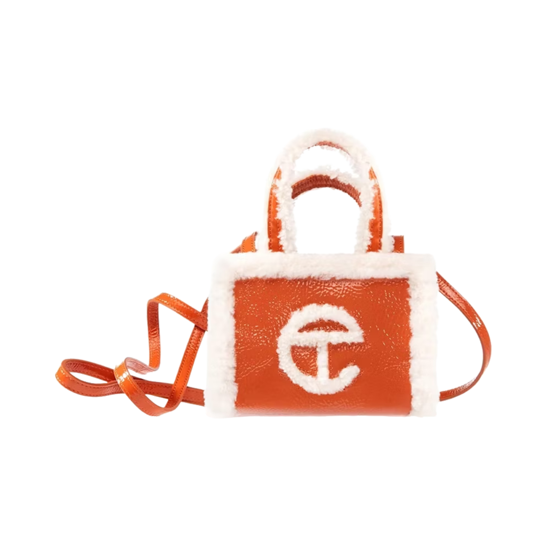 1155850-SYP Telfar x UGG Small Shopper Crinkle Spicy Pumpkin
