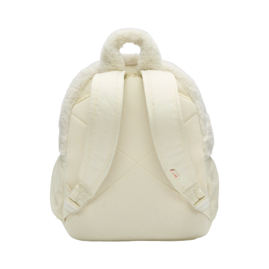 (키즈) 나이키 인조 퍼 백팩 11L 코코넛 밀크 세이프티 오렌지((Kids) Nike Faux Fur Backpack 11L Coconut Milk Safety Orange) - 2