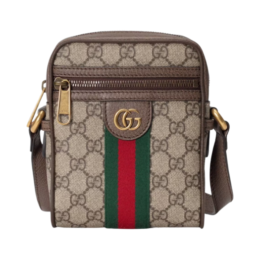 Gucci Ophidia GG Shoulder Bag Beige Ebony