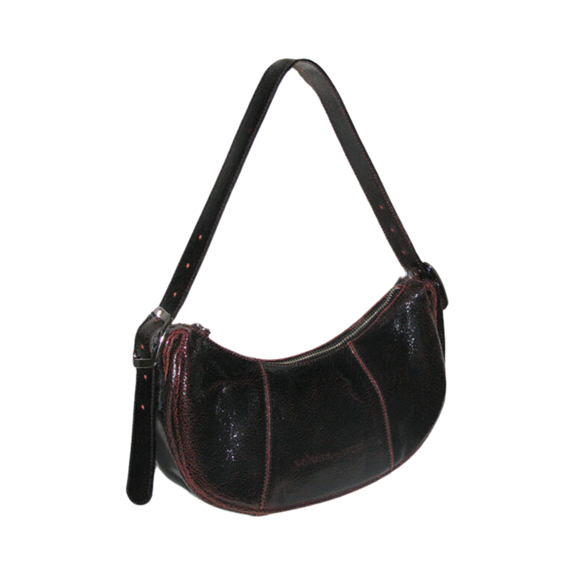 PBM004 Paloma Wool Bean Embossed Logo Shaped Handbag Black