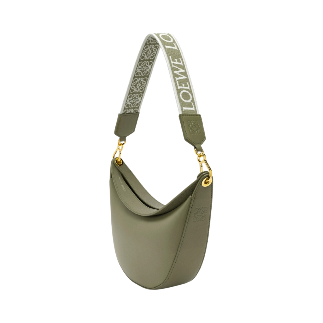로에베 스몰 루나백 사틴 카프스킨 앤 자카드 아보카도 그린(Loewe Small Luna Bag in Satin Calfskin and Jacquard Avocado Green) - 2