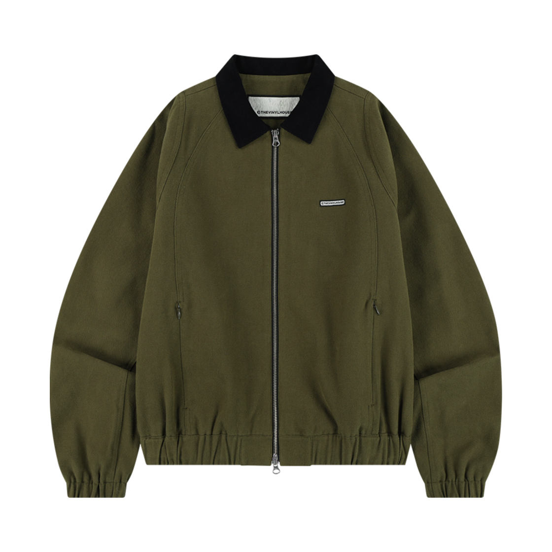 더바이닐하우스 블루종 자켓 카키