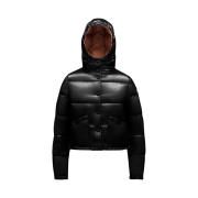 (W) Moncler Bardanette Short Down Jacket Black - 22FW