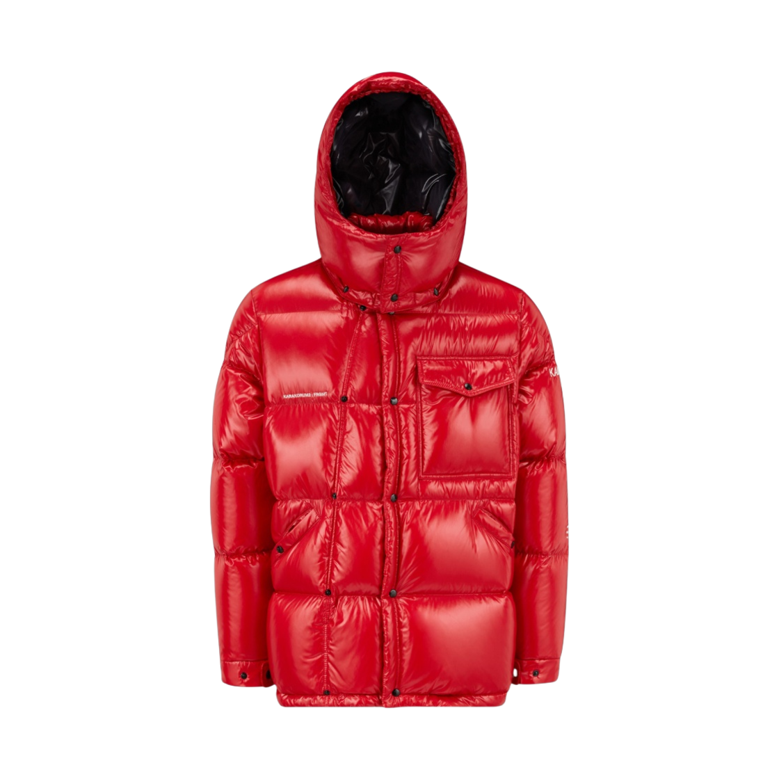 몽클레르 x 프라그먼트 언트뮴 쇼트 다운 자켓 체리 레드 - 22FW