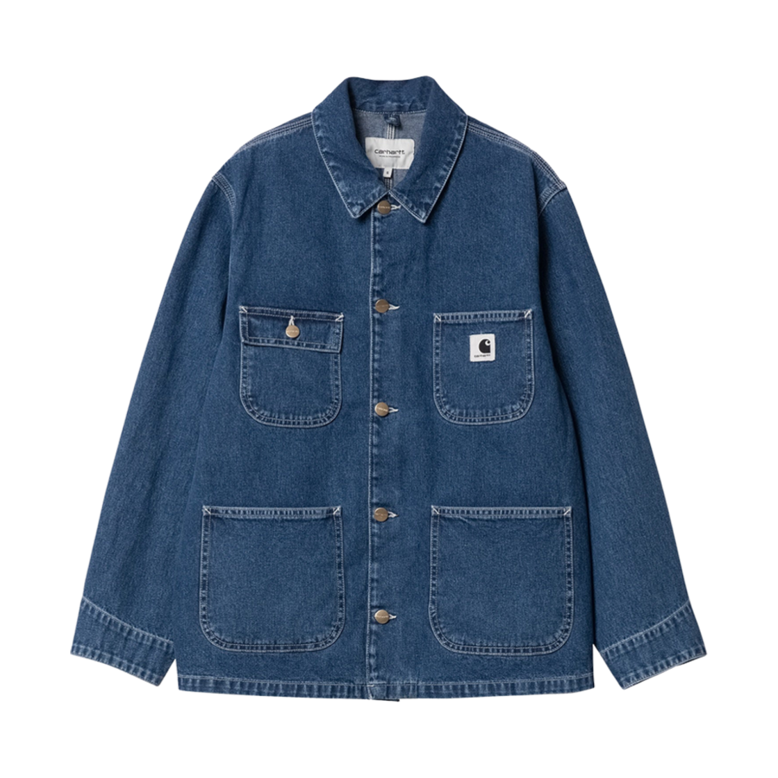 I031923-01-06 (W) Carhartt WIP Blue Stone Washed OG Michigan Coat Blue Stone Washed - Spring