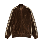 Needles R.C. Track Jacket Velour Brown