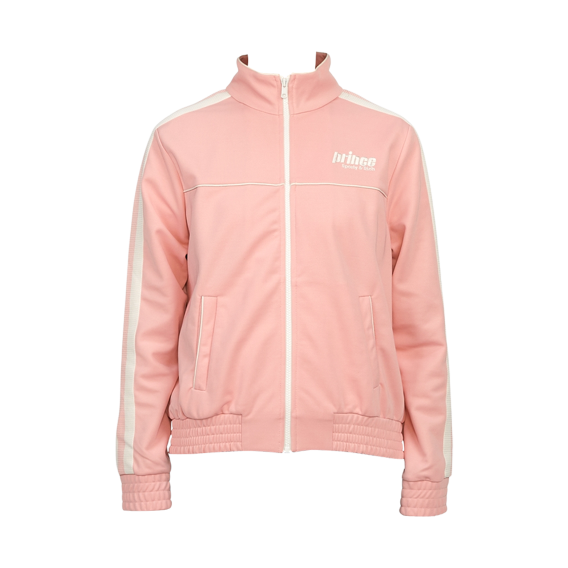 JA1061BP (W) Sporty & Rich x Prince Sporty Court Jacket Pink White