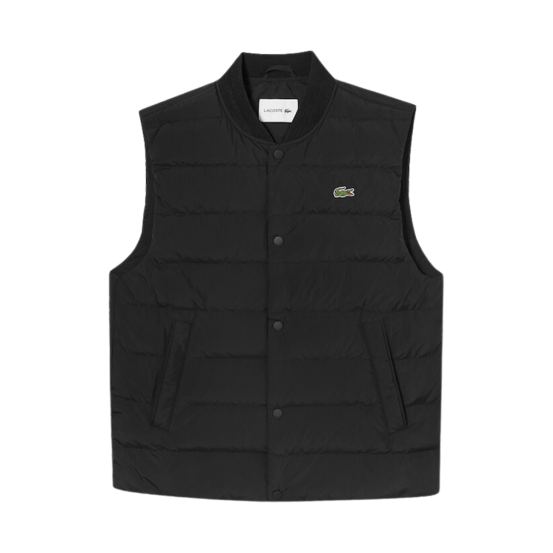 라코스테 라이트웨이트 다운 베스트 블랙(Lacoste Lightweight Down Vest Black)