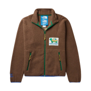 The North Face x Online Ceramics Sherpa Attitude Full Zip Jacket Earth Brown