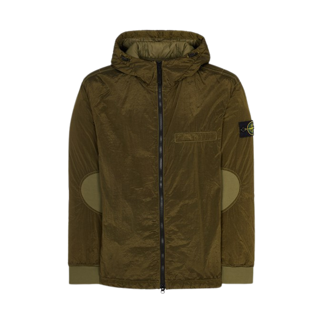 791542819-V0058 Stone Island 42819 Nylon Metal in Econyl Regenerated Nylon with Primaloft TC Hooded Blouson Olive Green - 23FW