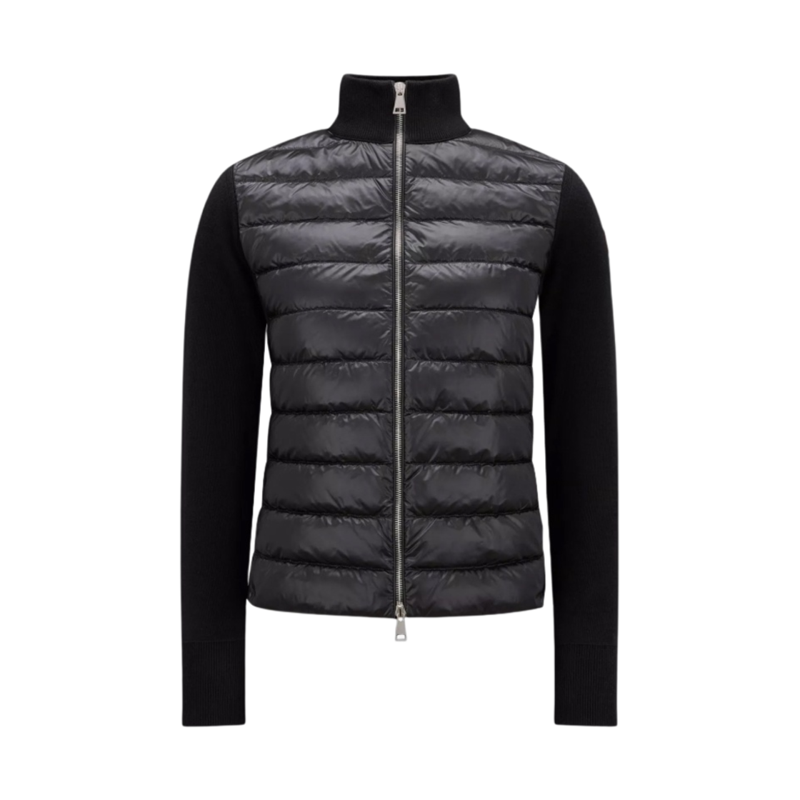 (W) 몽클레르 패딩 울 가디건 블랙 - 23SS((W) Moncler Padded Wool Cardigan Black - 23SS) - 1