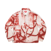 Supreme Christopher Wool Denim Work Jacket Red - 21FW