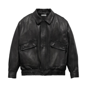 (W) Carol Shoppe Daddy Leather Jacket Black (Light Ver.)