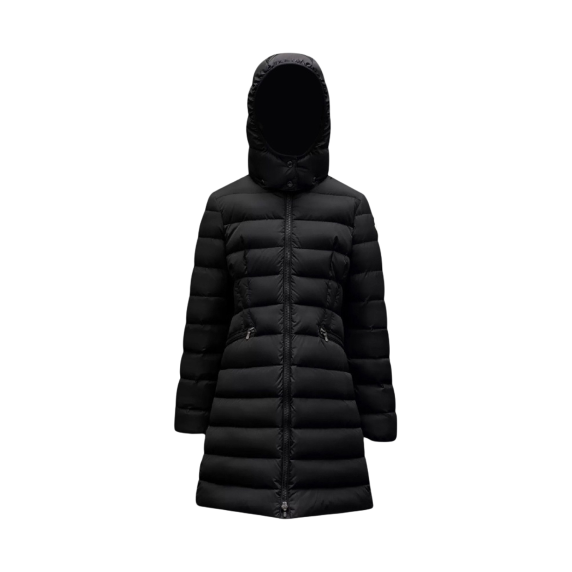 (키즈) 몽클레르 샤르팔 롱 다운 자켓 블랙 - 22FW