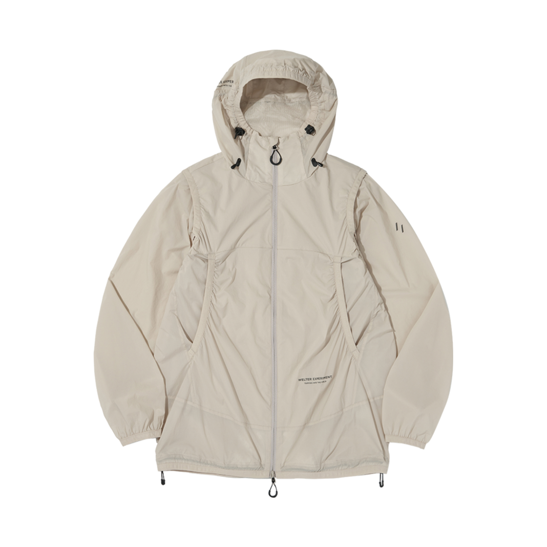 WOL062 Welter Experiment Detachable Light Windbreaker Cream