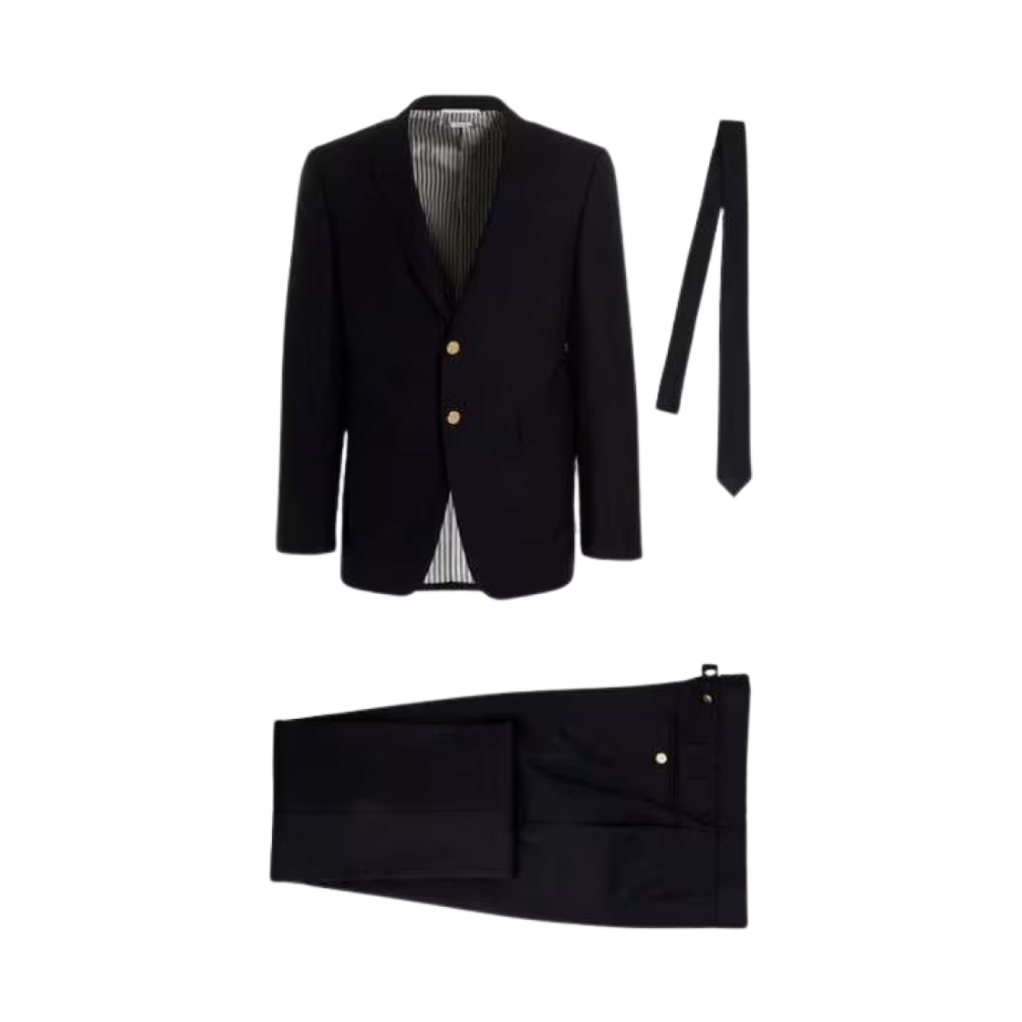 톰브라운 슈퍼 120수 울 트윌 클래식 수트 네이비(Thom Browne Super 120S Wool Twill Classic Suit Navy)