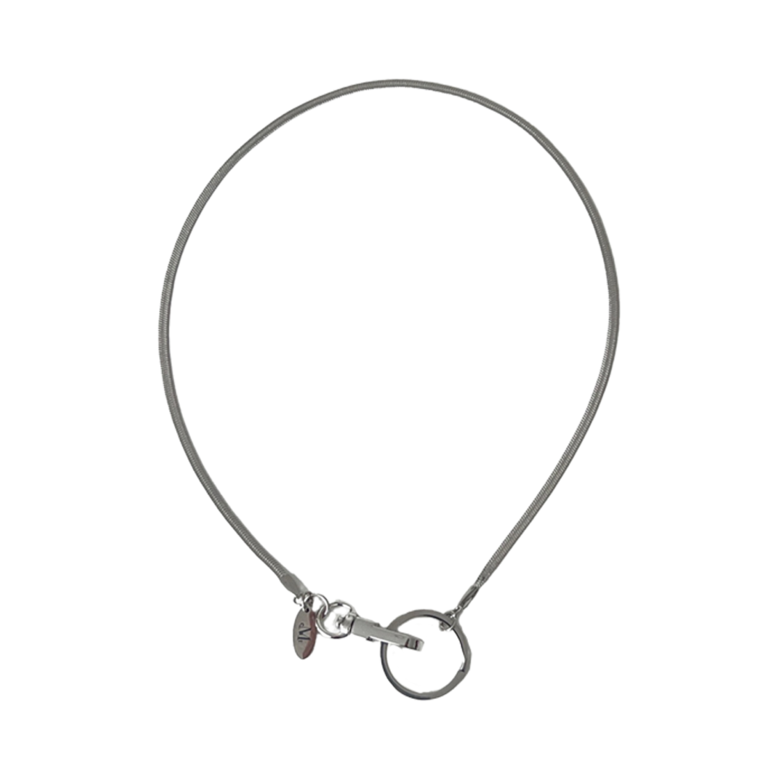무센트 맘바 시그니처 스네이크 오링 목걸이 실버(MUCENT Mamba Signature Snake O-Ring Necklace Silver)