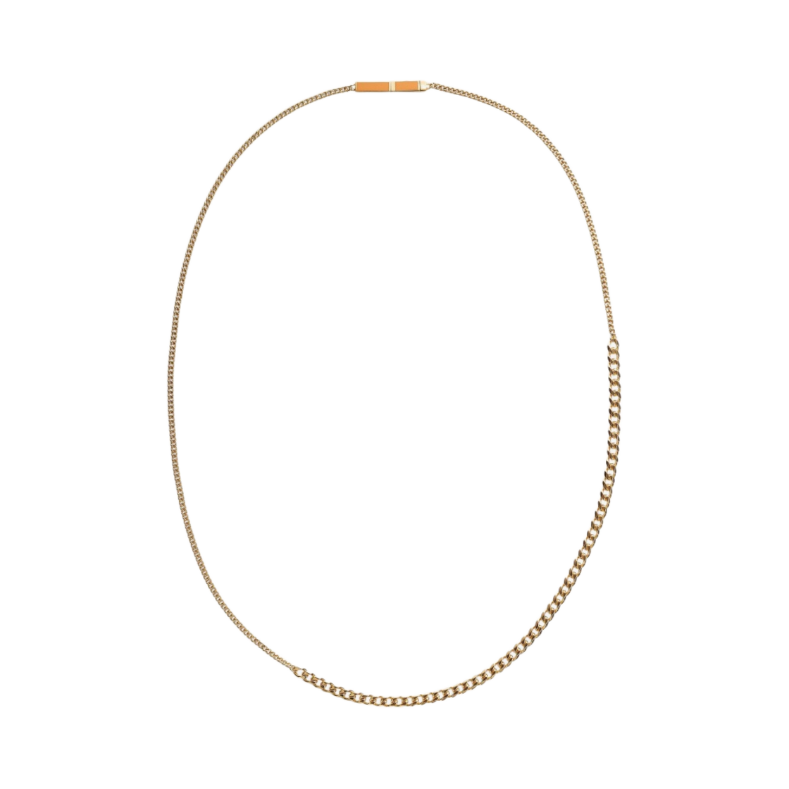 보테가 베네타 체인 네클리스 탠저린(Bottega Veneta Chains Necklace Tangerine) - 1