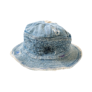 Kapital 11.5 oz. Denim The Old Man and The Sea Hat Distressed Remake Indigo