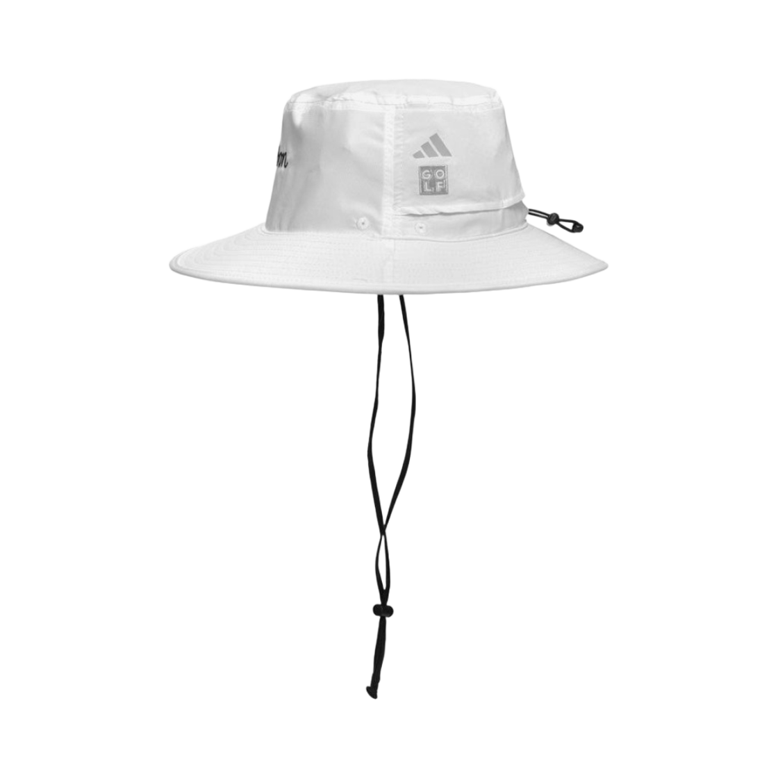 말본 골프 x 아디다스 와이드 브림 골프 햇 화이트(Malbon Golf x Adidas Wide Brim Golf Hat White) - 2